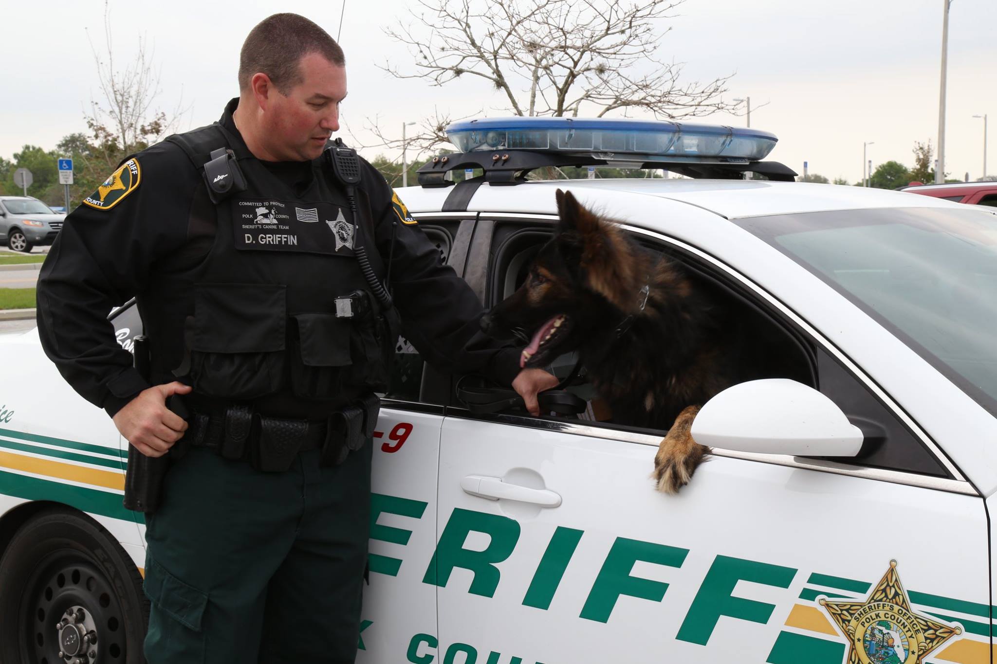 K9 training with deputy