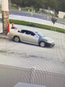 Circle K beer theft suspect vehicle